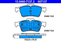 ATE 13.0460-7137.2 Brake pad set