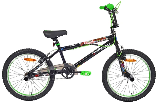 Dviratis Karbon BMX 20 black-green
