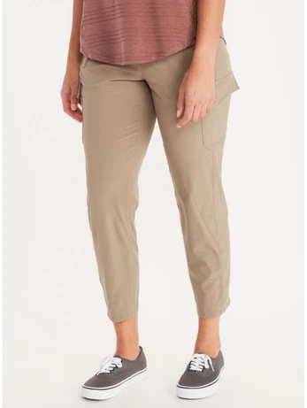 Moteriškos tamprės Marmot Wms Elda Cargo Ankle Pant Stonework - XS