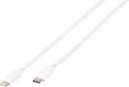 Kabelis Vivanco USB Type-C, Lightning, 1 m, balta kaina