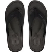 Šlepetės per pirštą Calvin Klein Logo Webbing Strap HM0HM02106 Juoda kaina