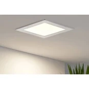 "Prios" LED įleidžiama lempa "Helina", sidabrinė, 16,5 cm, reguliuojamo