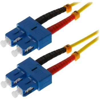 helos LWL Patchkabel SC/SC Duplex 9/125µm OS2 gelb 5,0m
