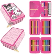 CERDÁ Hello Kitty and Friends triple pencil case kaina