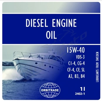 Dyzelinių variklių alyva Orbitrade 15W40 1L