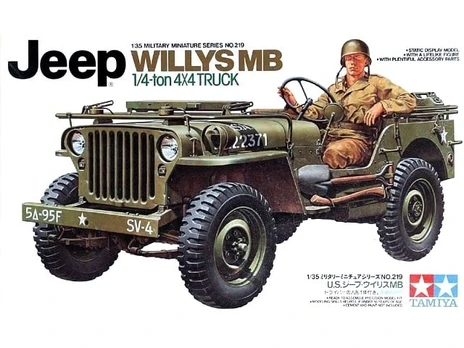 Konstruktorius Tamiya - Jeep Willys MB, 1/35, 35219