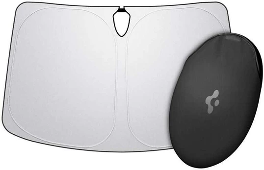 Dėklas Spigen Tesla Car Front Windshield Sunshade, juodas - Tesla Model S