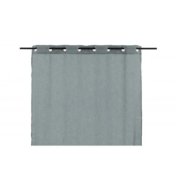Kaya Curtain Polyester/fake linen - Grey - 140*290 - Eyelet