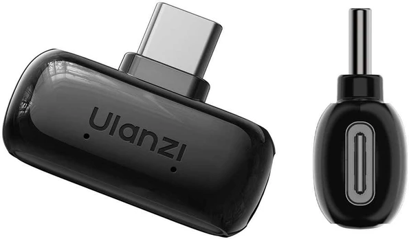 null Mikrofono sistema - ULANZI A30 Tiny Mic USB-C, 2 siųstuvai, 50m nuotolis