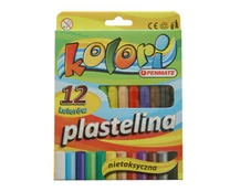 Plastilinas Penmate, 12 spalvų