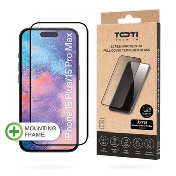Aps. Stiklas iPhone 15 Plus/15 Pro Max (Toti Premium)