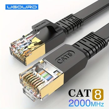 Rj45 Cat8 eterneto kabelis 40Gbps, 20m 78.7in