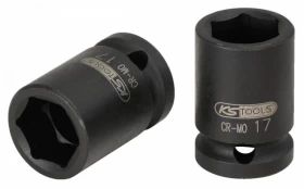 Šešiakampė smūginė galvutė 1/2`` 24mm trumpa, KS Tools kaina