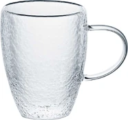 Komplet 2 szklanek termicznych su uchem Bubble 350 ml AMBITION kaina