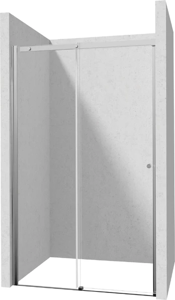 Dušo durys Deante Kerria Plus, 130 cm x 200 cm, chromo