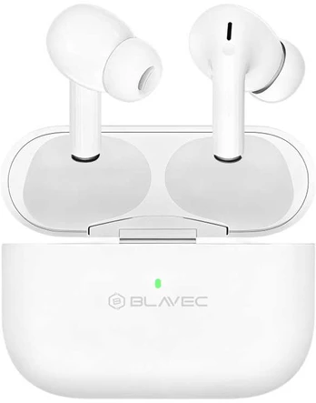 Blavec ausinės Bluetooth TWS BW-05 Flow (BW05F-W) baltos spalvos