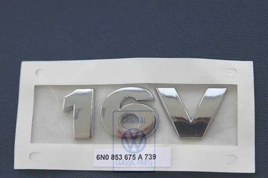 Vag Lupo Polo Chrominis Raidės Originalus 6N0853675A739