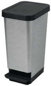 Affaldscontainer Cep, med pedal, 45 L, sort