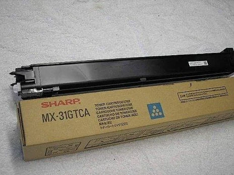 Tonerių kasetė Sharp MX31GTCA, mėlyna