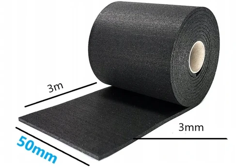 Akustinė juosta po balkiais guma 3000x50x3mm