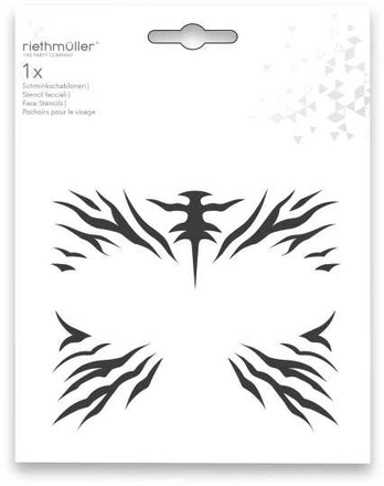 Vakarėlių tigro veido tatuiruotė
