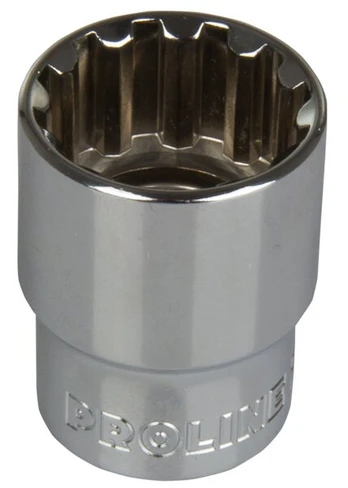 Lizdinis raktas 1/2" 27mm Spline Crv