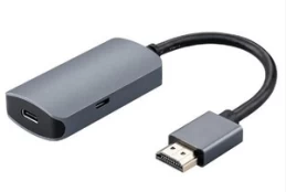 Adapteris MicroConnect HDMI, USB Type-C, pilka kaina