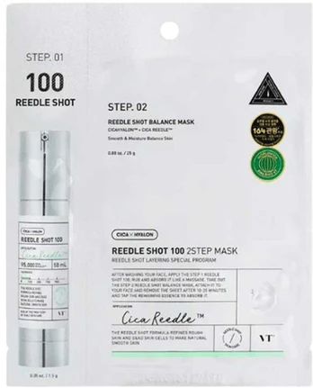 VT COSMETICS Reedle Shot 100 2 Step Mask 1 pcs