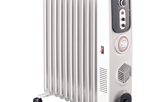 Tepalinis radiatorius HERVIN EQUIPMENT, 2500 W, 11 sekcijų, apšildomas plotas 30 m², su ventiliator