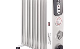 Tepalinis radiatorius HERVIN EQUIPMENT, 2500 W, 11 sekcijų, apšildomas plotas 30 m², su ventiliator kaina