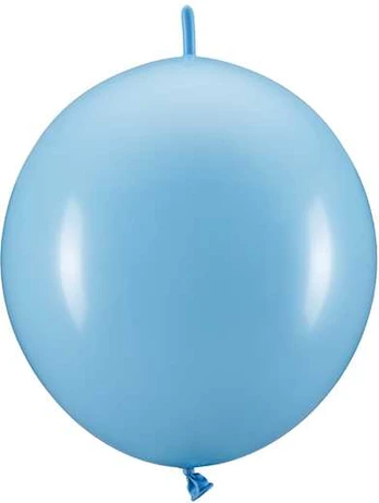 Blue Linking balloons, 33 cm, light mėlynas (1 pkt / 20 pc.)