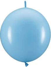Blue Linking balloons, 33 cm, light mėlynas (1 pkt / 20 pc.) kaina
