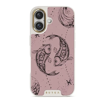 Pisces - iPhone 16 Plus Case, Elite Light (MagSafe) / Gold / Pink