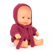Miniland lėlė berniukas su rūbais (21 cm.) kaina