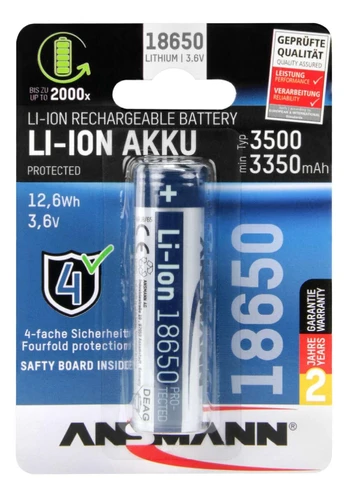 Ansmann Baterija 18650 3500mAh 1 vnt.