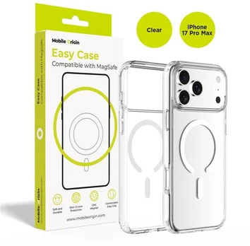 Dėklas Mobile Origin Hybrid MagSafe Case, clear - iPhone 17 Pro Max