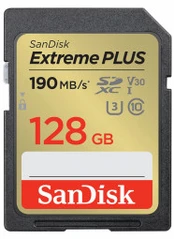 „SanDisk Extreme Plus SDXC“ 128 GB