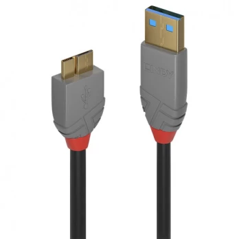 KABELIS USB3.2 A I MICRO-B 0,5M / ANTHRA 36765 LINDY