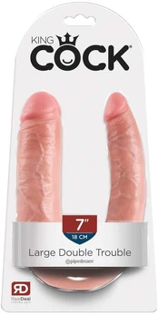 Dildo KING COCK DOUBLE PENETRATOR kaina