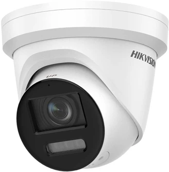 Hikvision dome DS-2CD2387G2-LSU/SL(C) F2.8 (balta, 8 MP, 30 m. LED, ColorVu)
