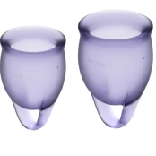Menstruacinės taurelės SATISFYER FEEL CONFIDENT 15+20 ml kaina