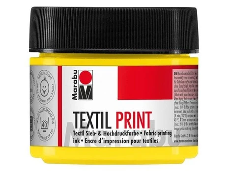 Tekstilės dažai Textil Print, 100ml, geltona