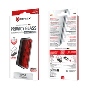 Apple iPhone 18 Pro Privacy Screen Glass Full Cover MM By Displex Black kaina