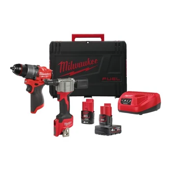 MILWAUKEE Akumuliatorinių įrankių komplektas 4933480593