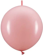 Linking balloons, 33 cm, light pink (1 pkt / 20 pc.) kaina