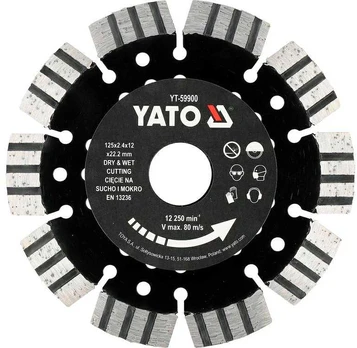 YATO TARCZA DO ŻELBETU 125mm