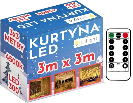 Tutumi Užuolaida LED 300 diodų 3x3m