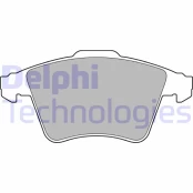 DELPHI LP3142 Brake pad set kaina