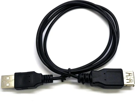 Kabelis USB C-Tech USB-A - USB-A 1,8 m Juoda (CB-USB2AA-18-B)