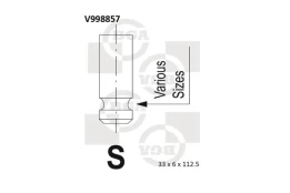 Įvado vožtuvas BGA V998857 kaina